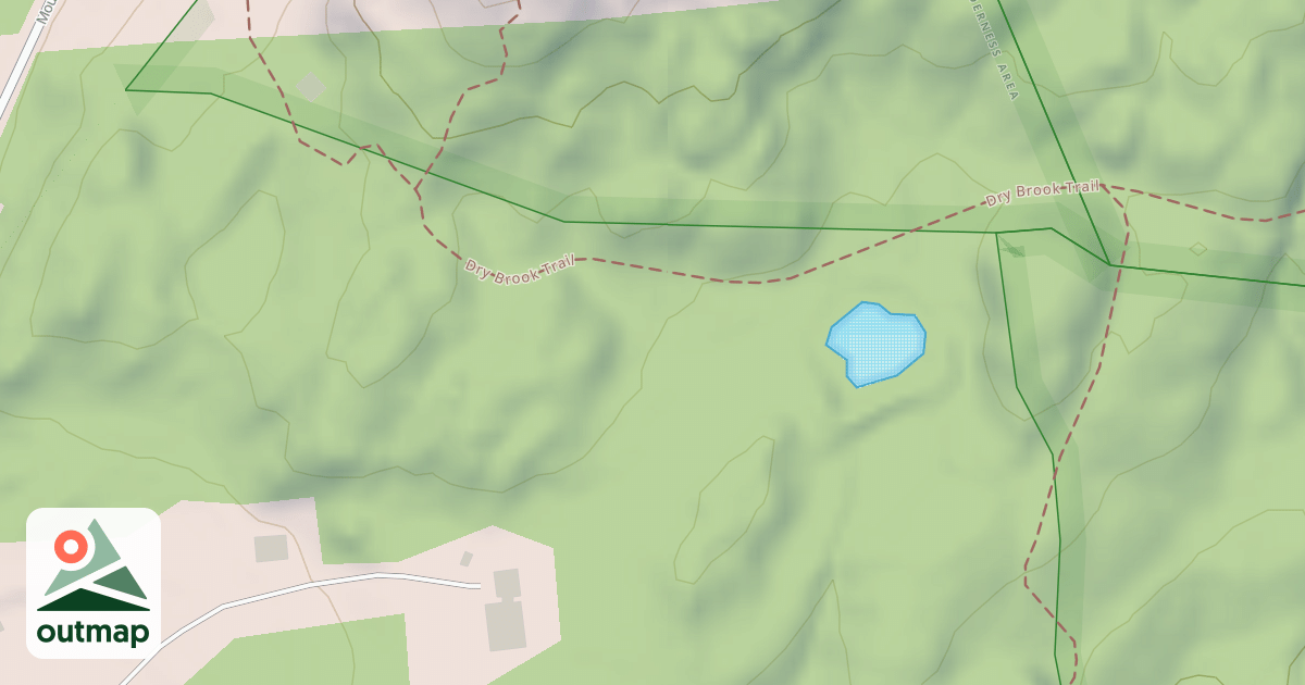 Map of Dry Brook Trail