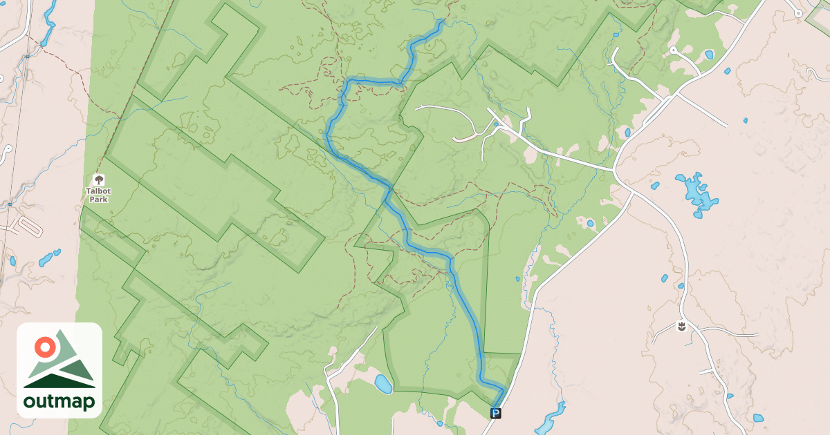 Map of Steele Trail