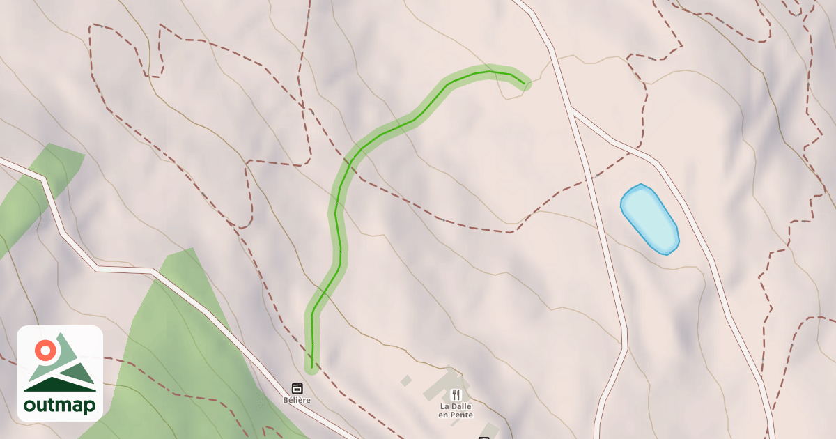 Map of Bélière 2
