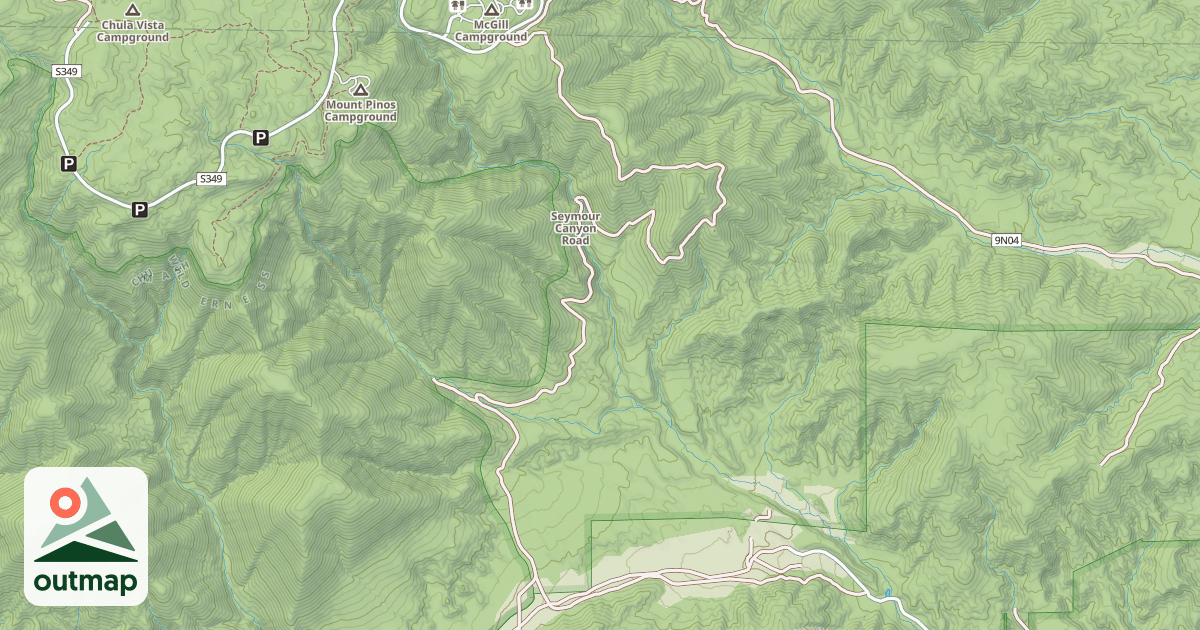 Map of SEYMOUR CREEK