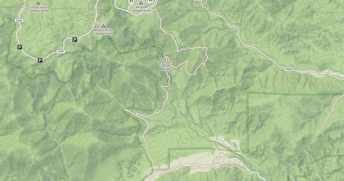 Map preview of SEYMOUR CREEK