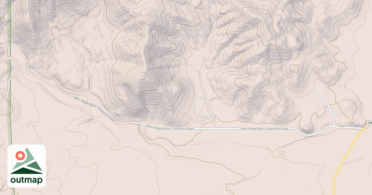 Map of OPEN RIDGE-BLACK DIAMOND