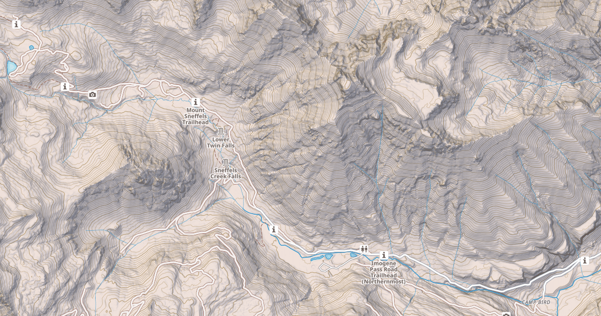 Map preview of YANKEE BOY BASIN