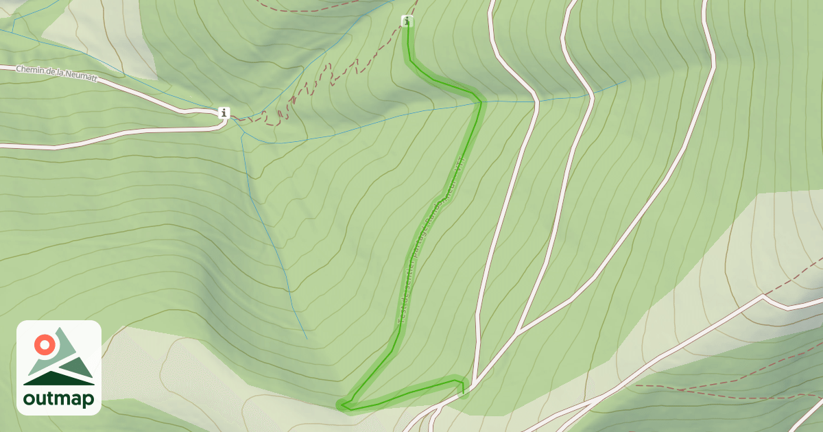 Map of Test de sentier partagé Randonneur - VTT