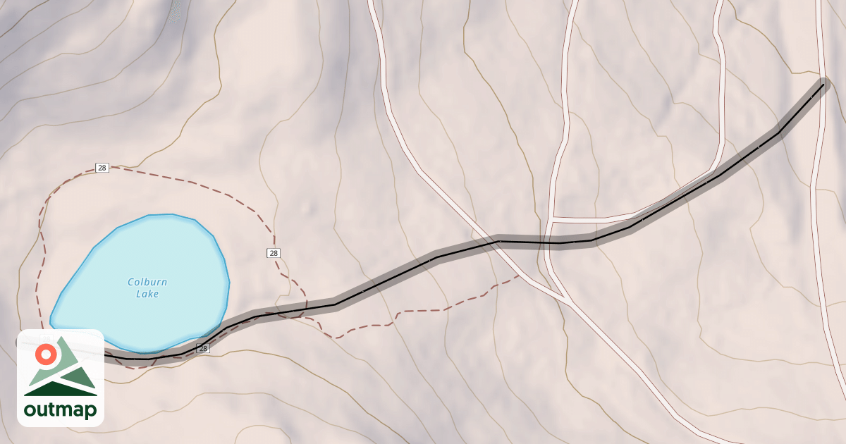 Map of Lakeside Runout