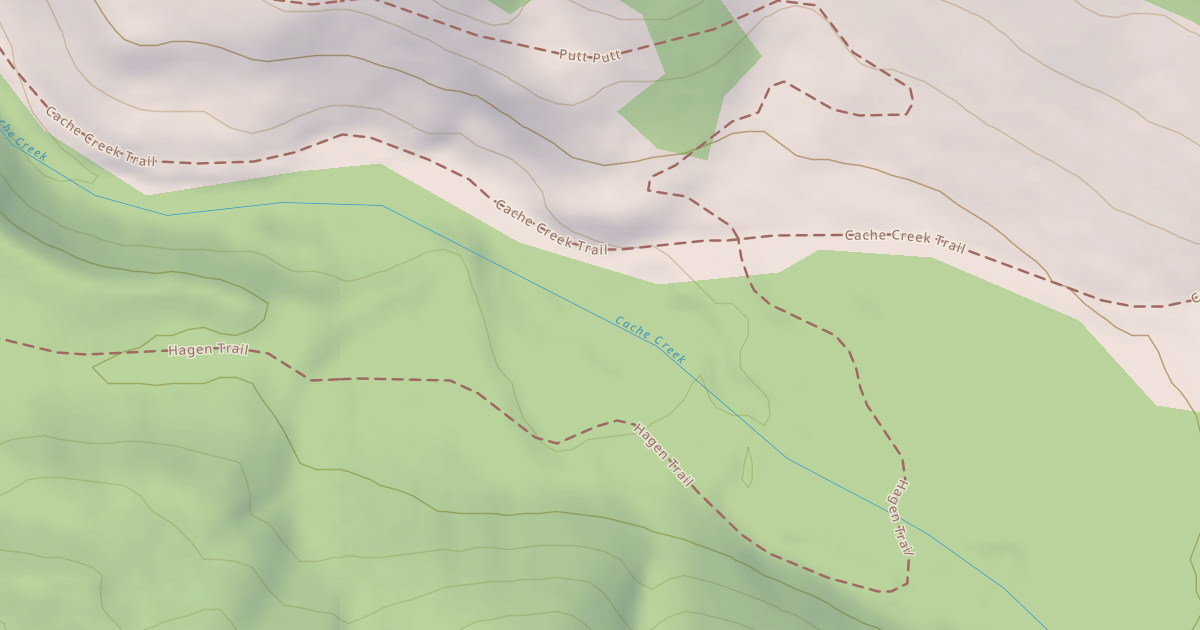 Map preview of Cache Creek Snow