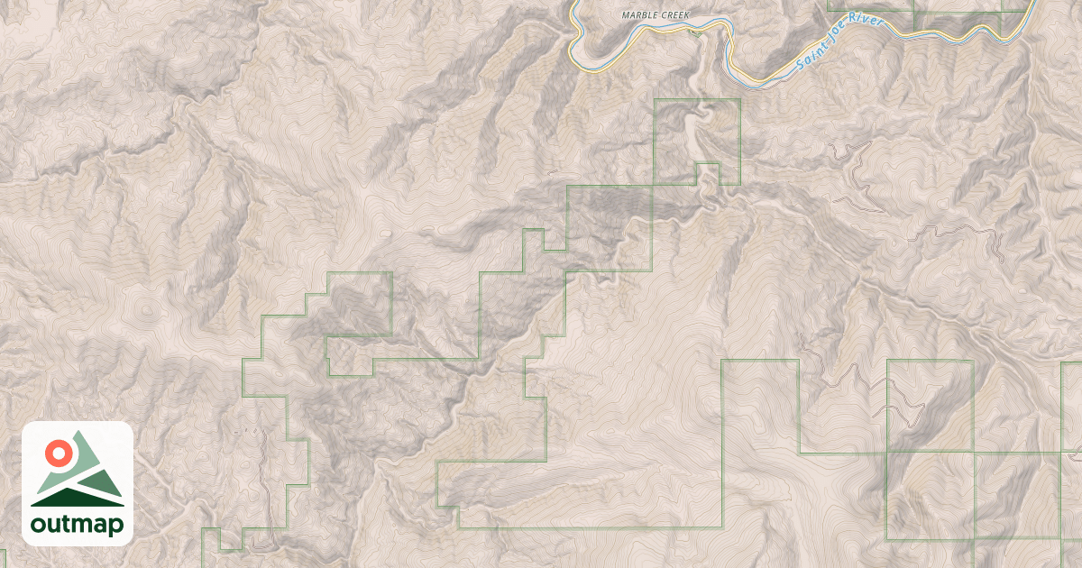 Map of CLARKIA MARBLE