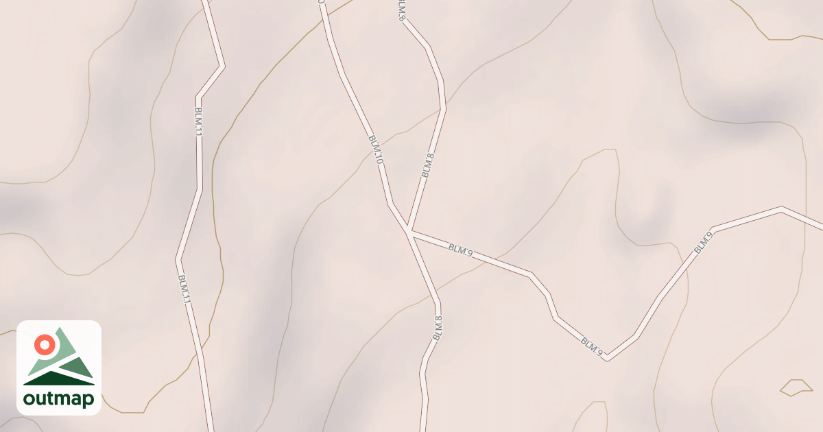 Map of Dry Creek Trail