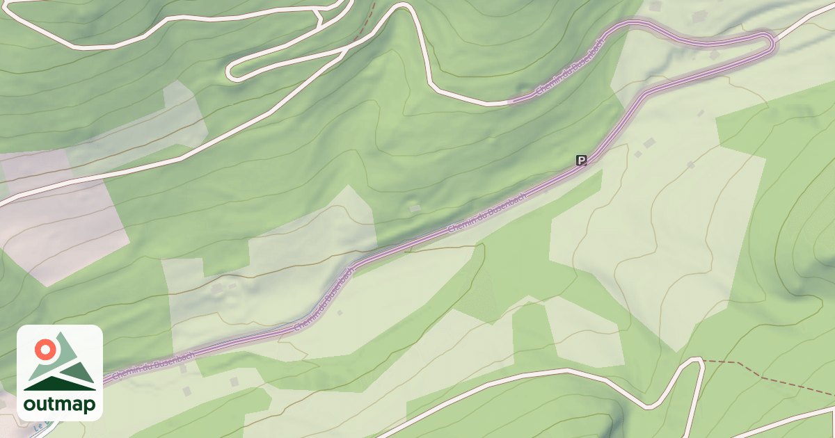Map of Chemin du Busenbach