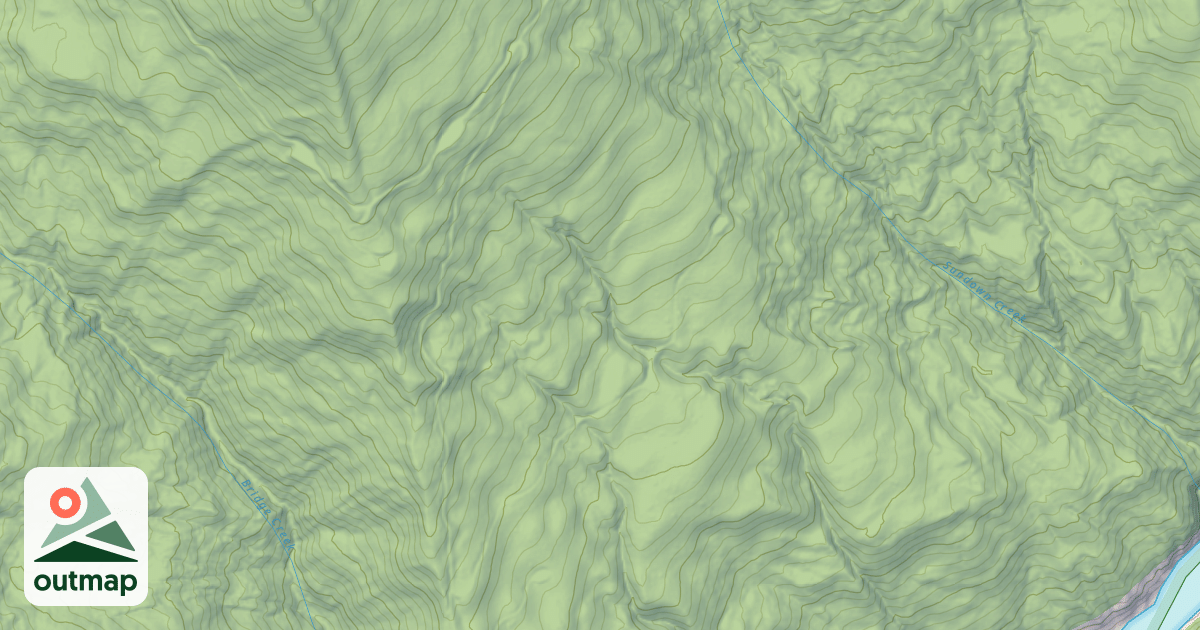 Map of BRIDGE CREEK