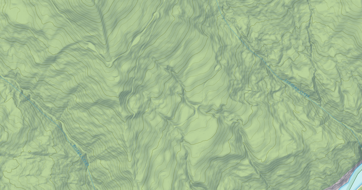 Map preview of BRIDGE CREEK