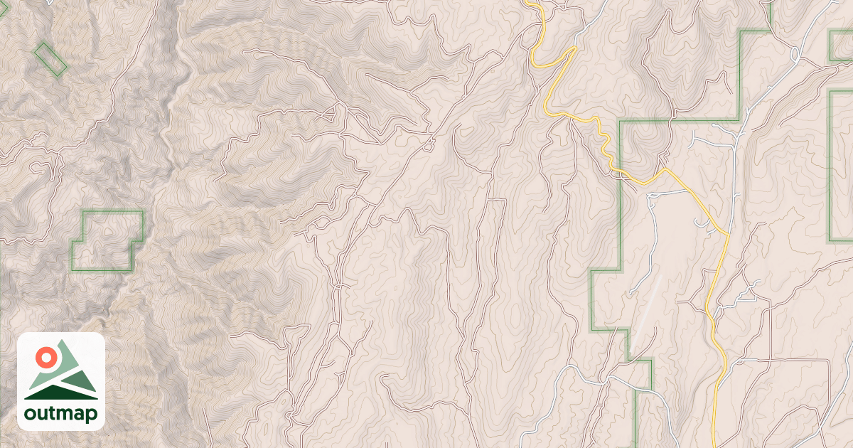 Map of FLAT CREEK