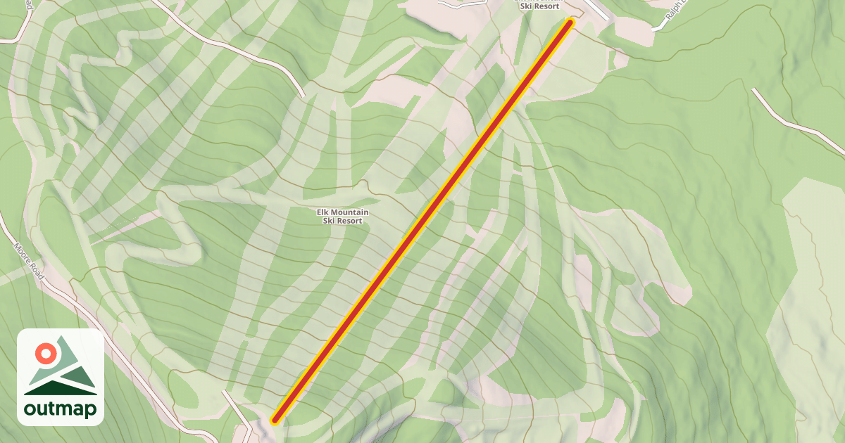 Map of Lift C East Chair