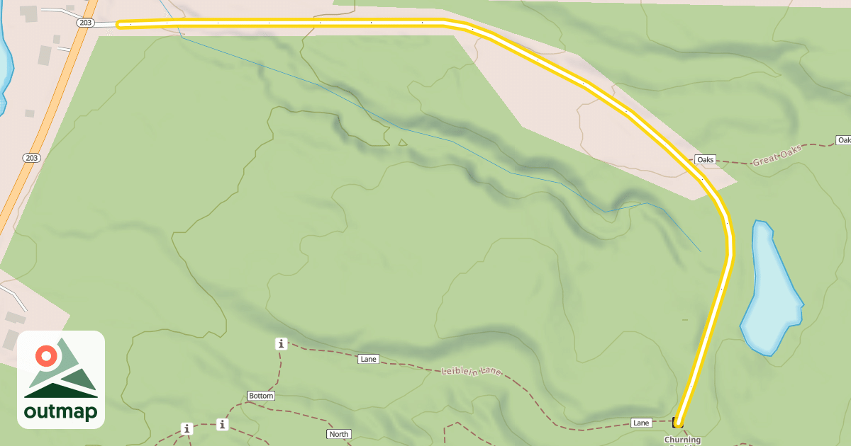 Map of Christiansen Road