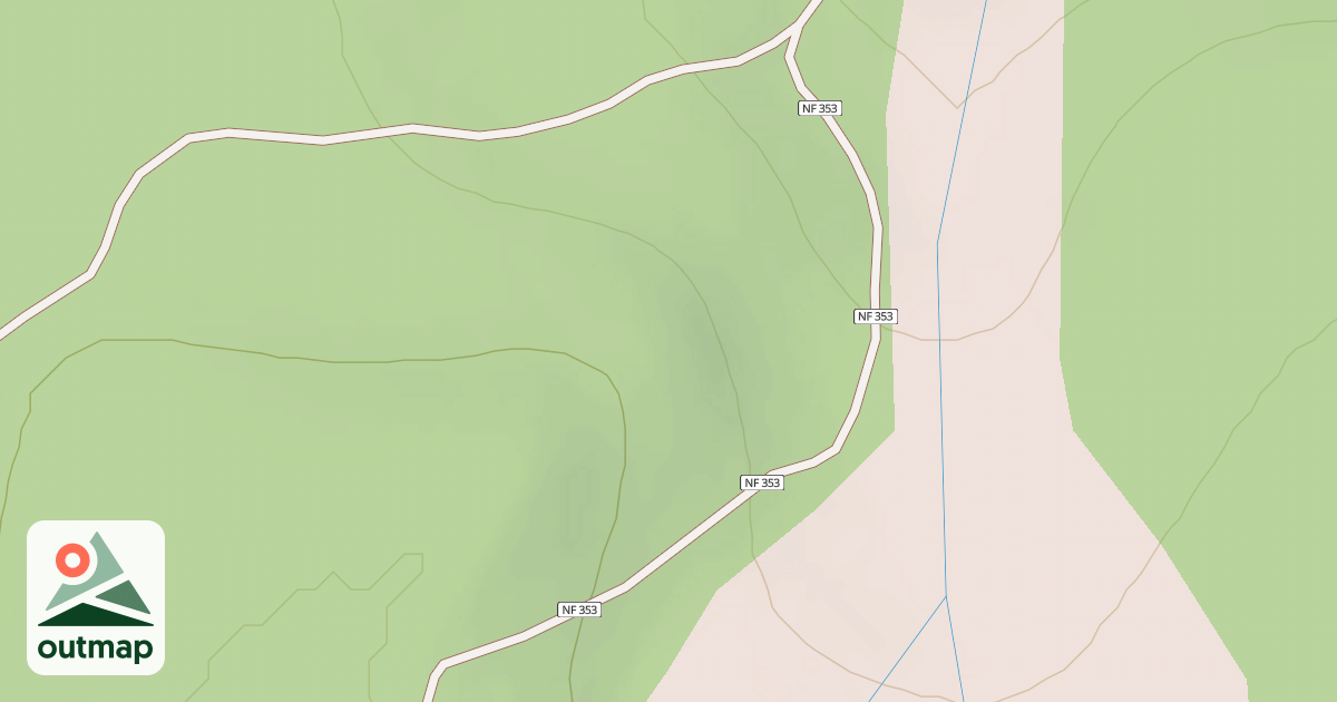 Map of USFS National Forest System Roads {1E763E73-FE47-4797-B01F-B0814023D2B7}