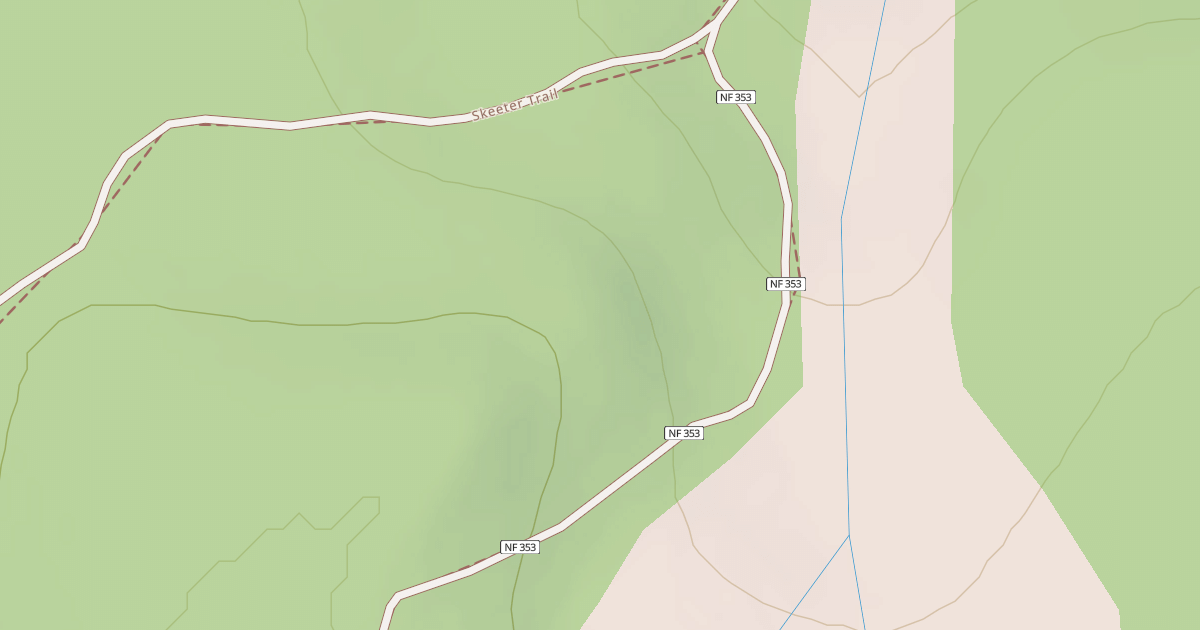 Map preview of USFS National Forest System Roads {1E763E73-FE47-4797-B01F-B0814023D2B7}