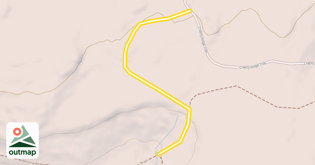 Map of Cherry Ridge Trail