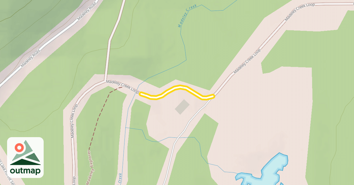 Map of Madeley Creek Loop