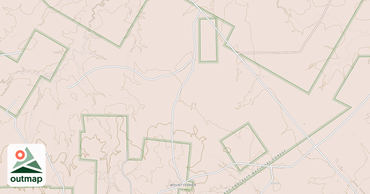 Map of MT VERNON
