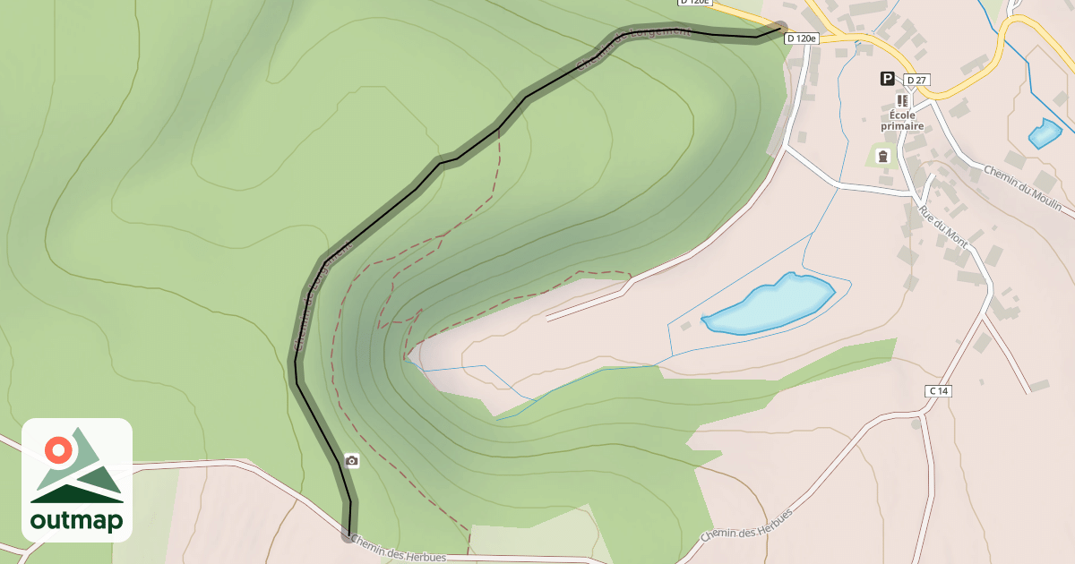 Map of Chemin de Lorgement