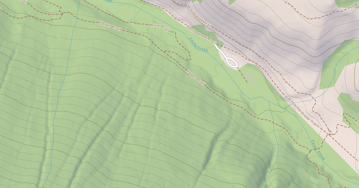 Map preview of Cache Creek Snow