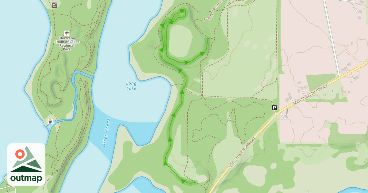 Map of Kame Trail