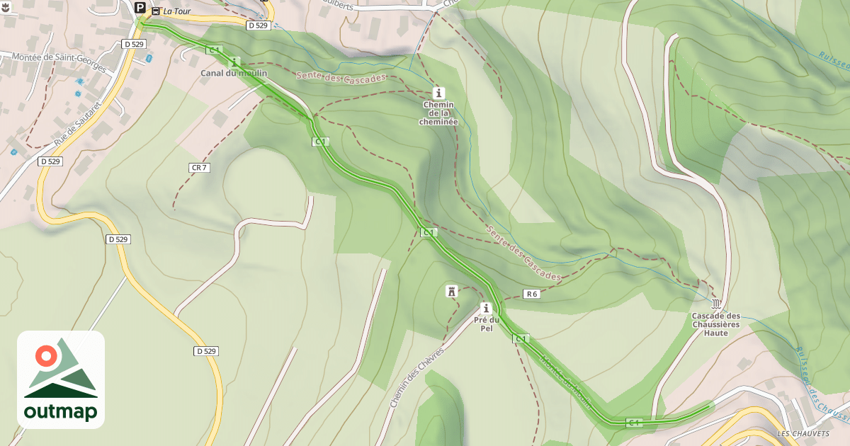 Map of Montée du Moulin