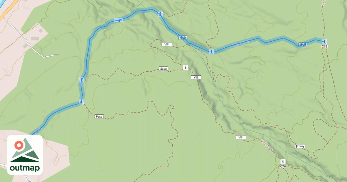 Map of High Point
