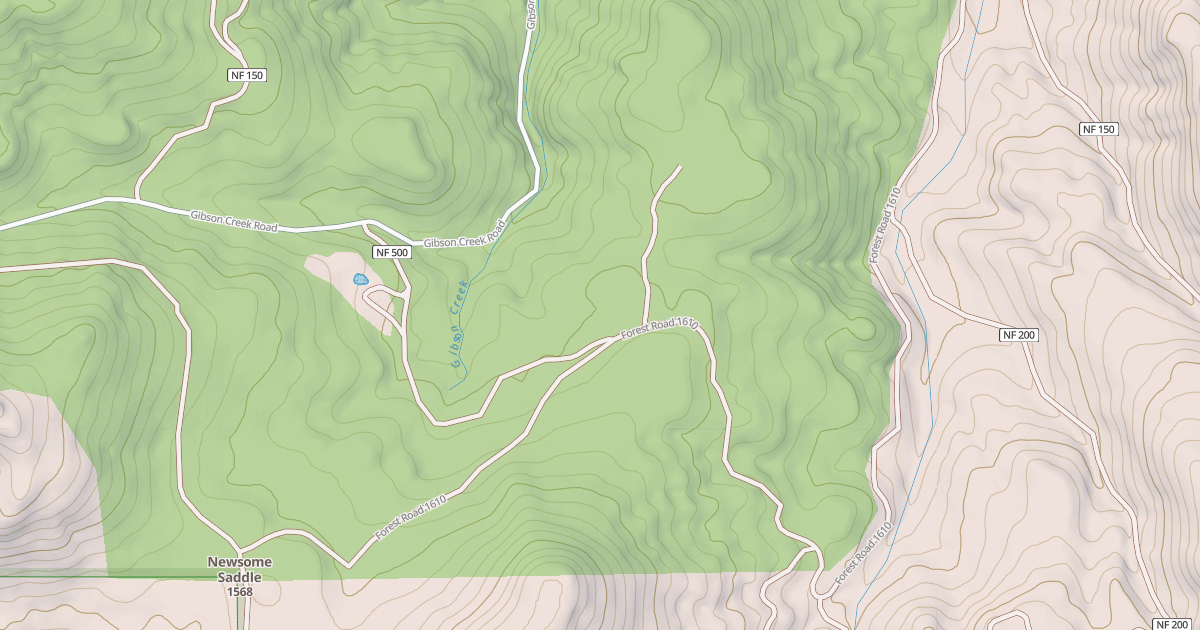 Map preview of USFS Motor Vehicle Use Map Roads {118E175F-C282-4BDE-A552-0698D0E6936B}