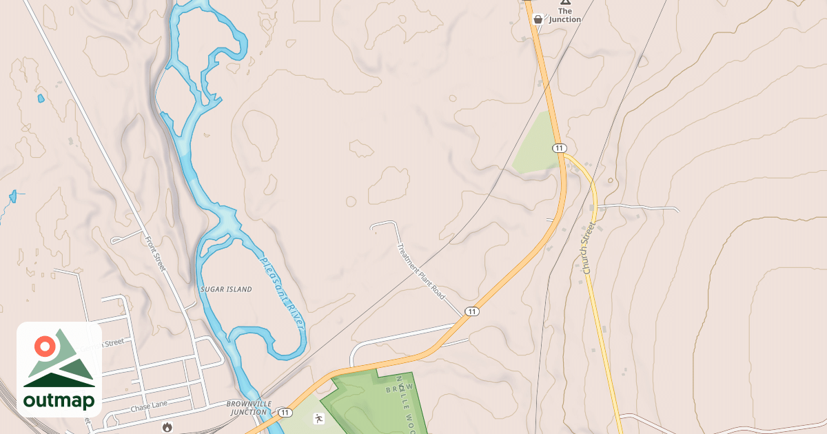 Map of Maine Statewide ATV Trails 45