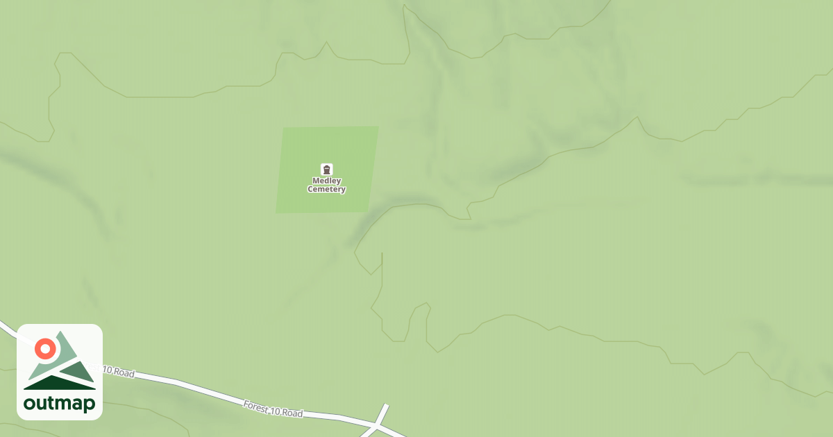 Map of MEDLEY CEMETARY