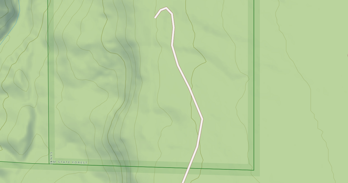 Map preview of USFS National Forest System Roads {911545CD-90D7-4655-A675-27B73BBD4D54}