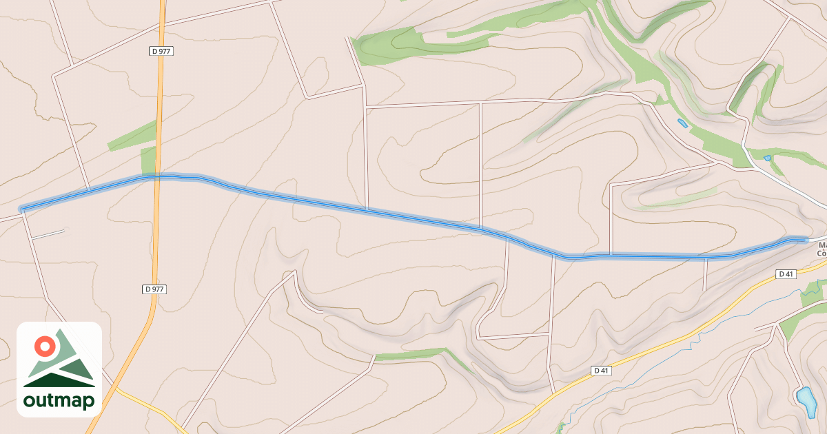 Map of Chemin de la Sausette
