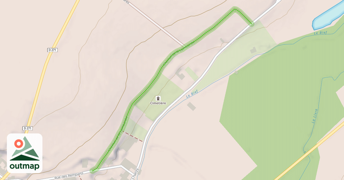 Map of Chemin de la Lombardie