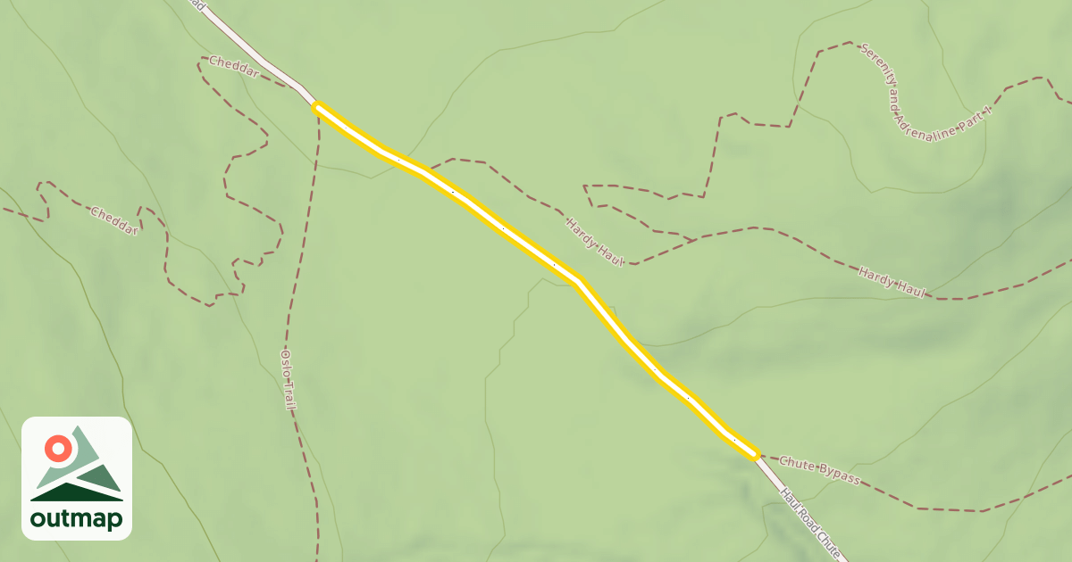 Map of Haul Road