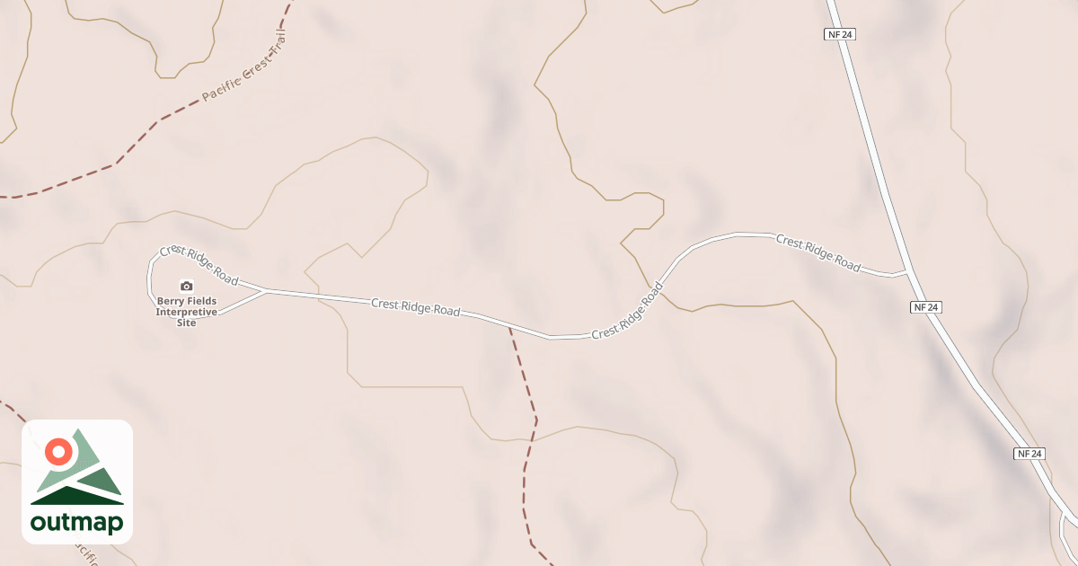 Map of 123M CREST RIDGE