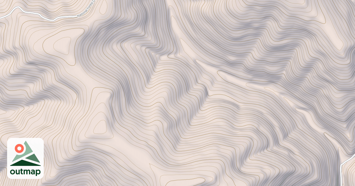 Map of Malin Peak Ohv