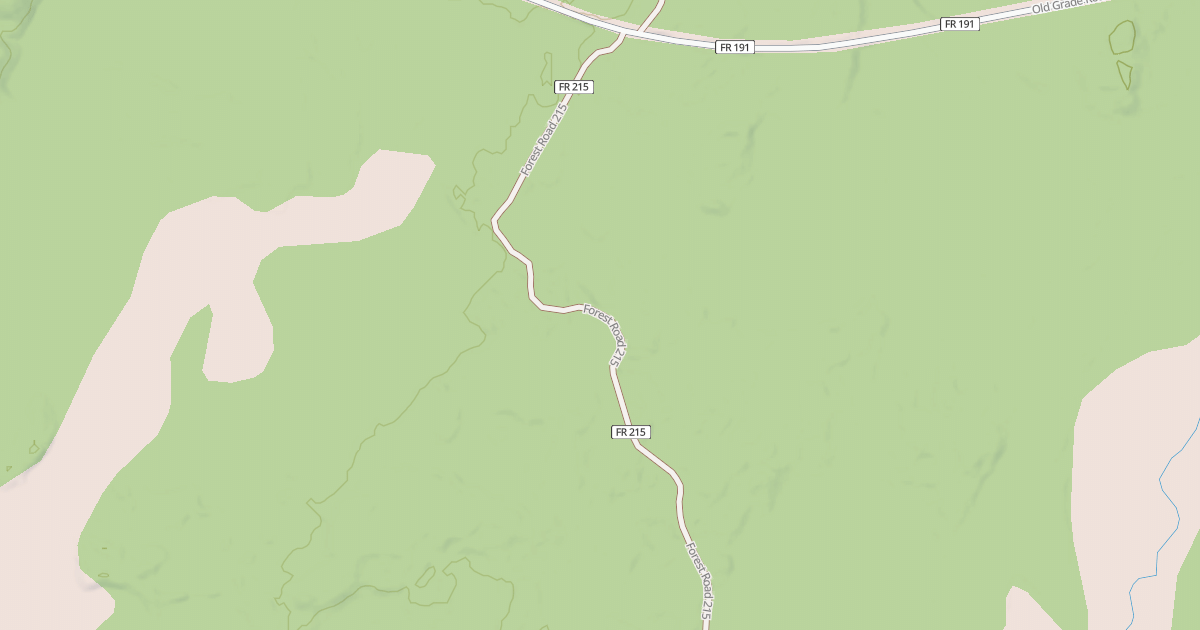 Map preview of FR 215