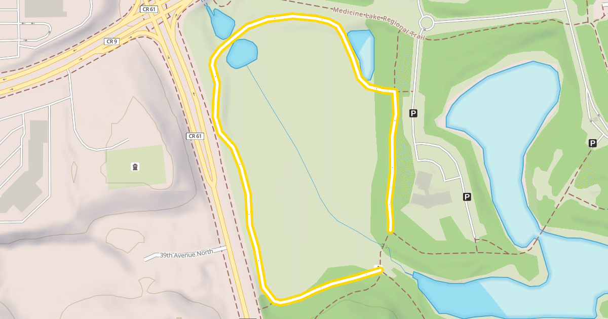 Map preview of Meadow Trail