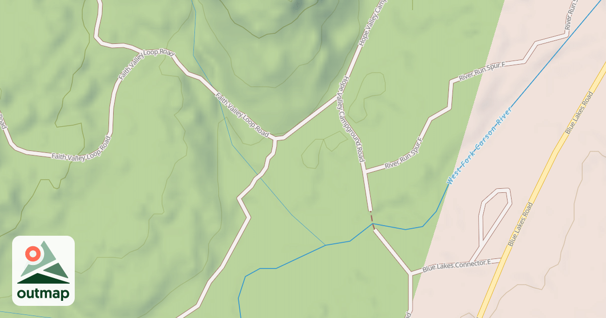 Map of FAITH SPUR E