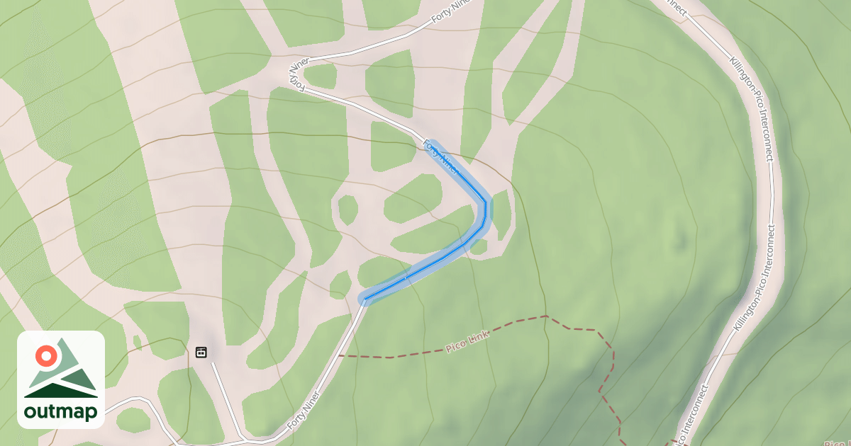Map of Forty Niner