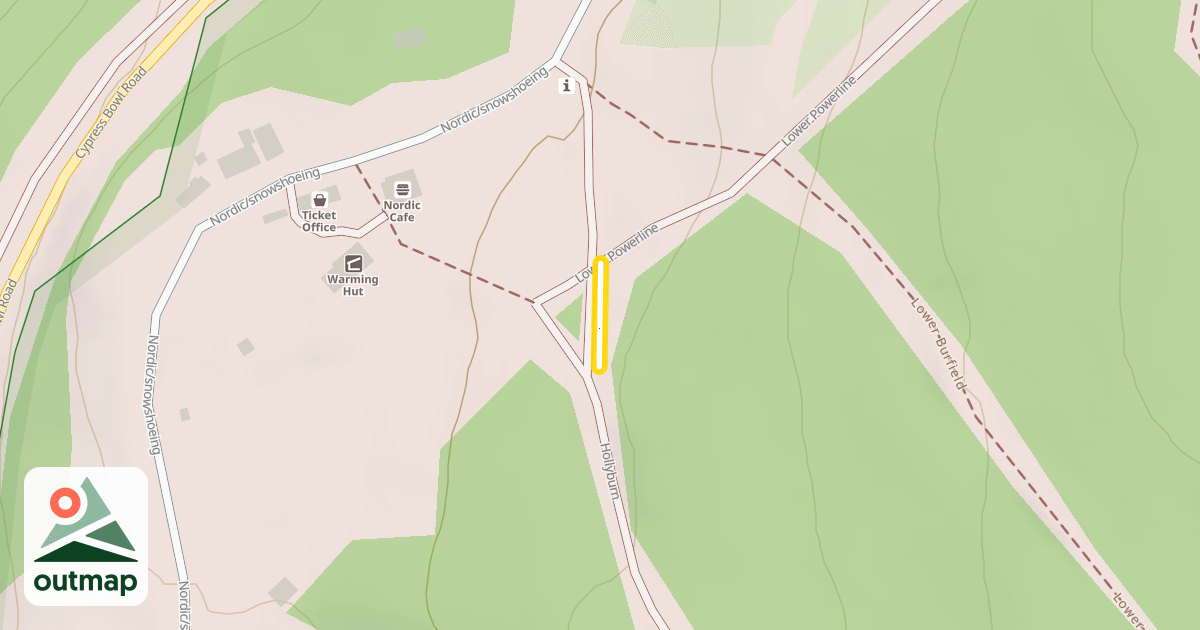 Map of Hollyburn