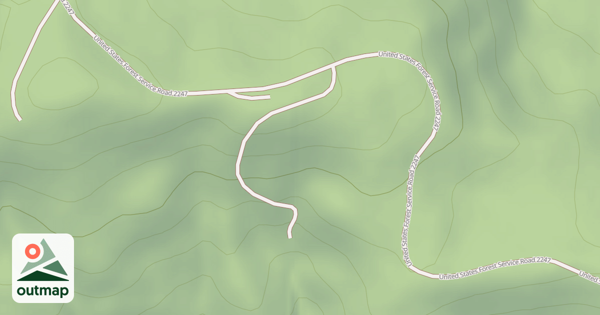 Map of USFS National Forest System Roads {E5C80647-E5B4-46CD-8376-254943F452D9}