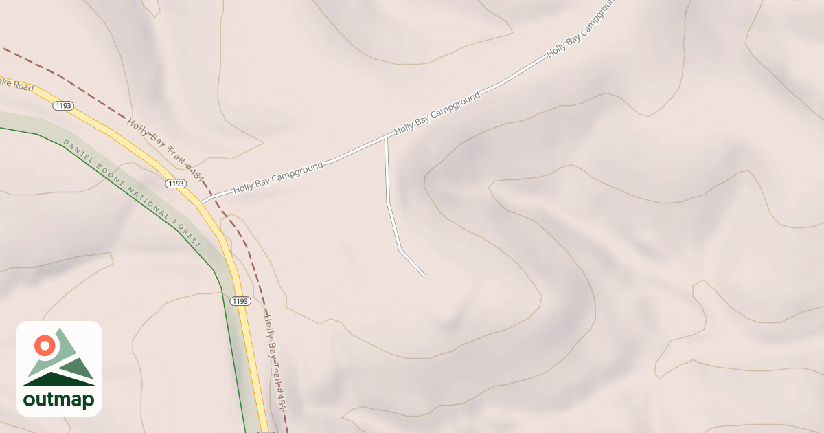 Map of HOLLY BAY