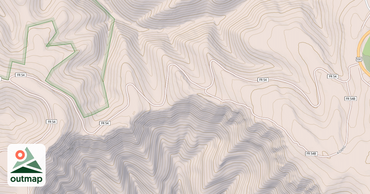 Map of MOGOLLON RIM