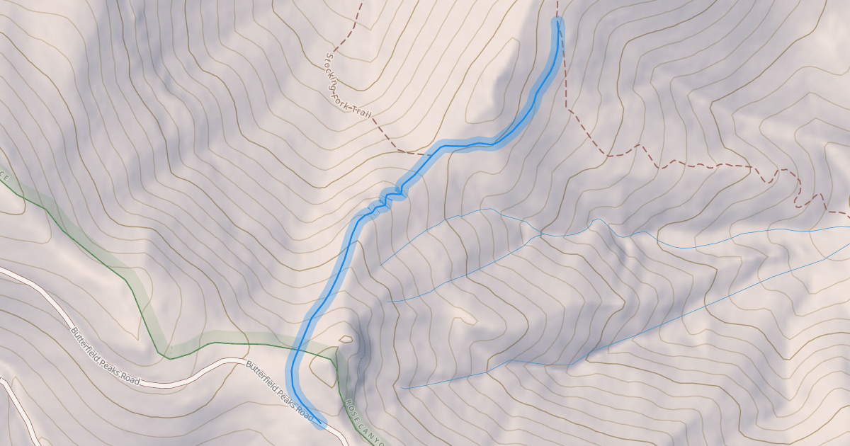Map preview of Rose Ridge Trail
