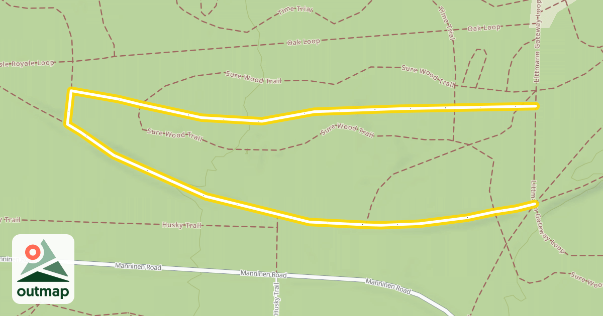 Map of Pine Loop