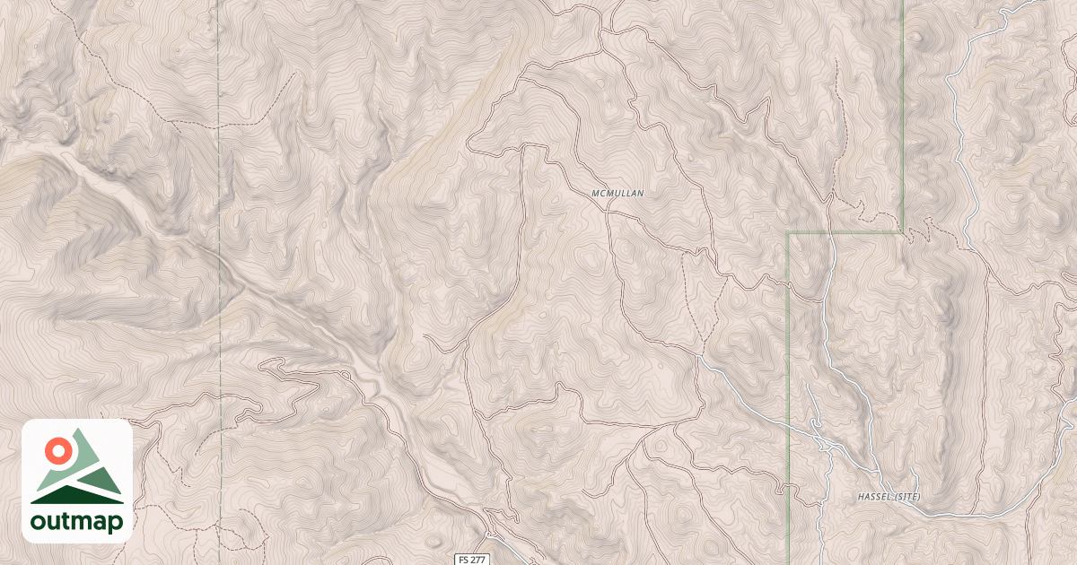 Map of WEASEL CREEK