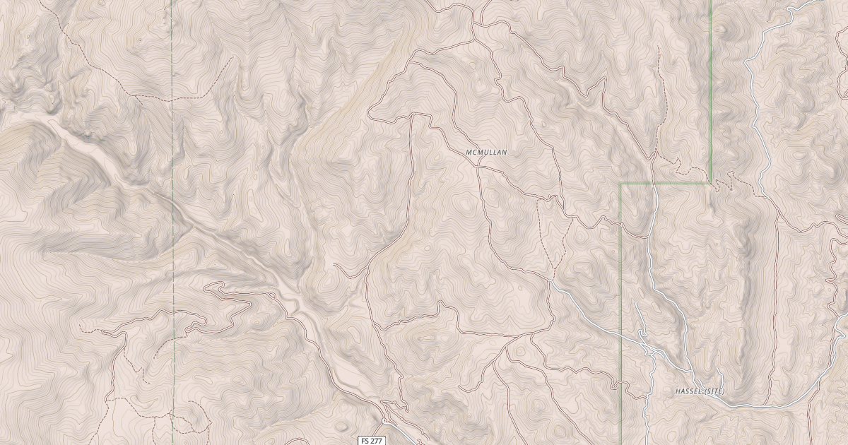 Map preview of WEASEL CREEK