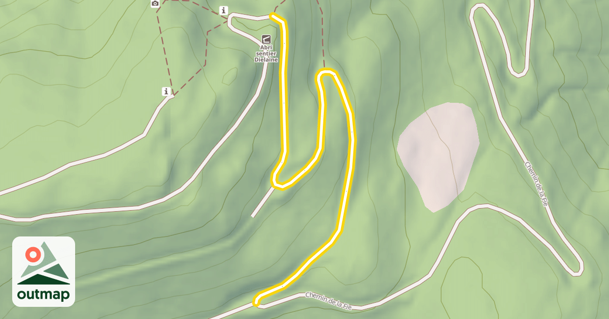 Map of Chemin de la Fie